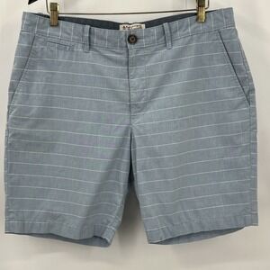 Original Penguin Men's Plaid Shorts Blue Casual Cruise Wear Golf Size 36